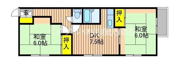 コーポグリンの物件間取画像